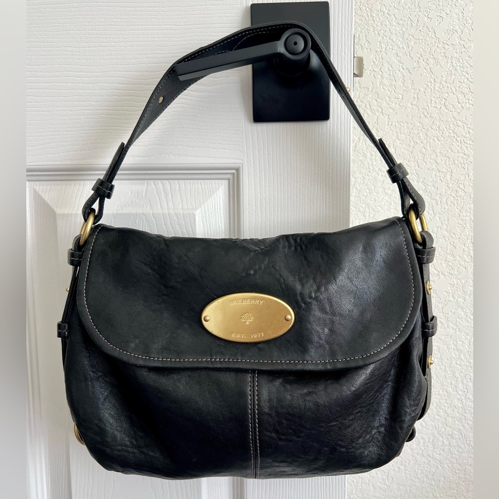 Mulberry Hayden Small Shoulder Plonge Lambskin